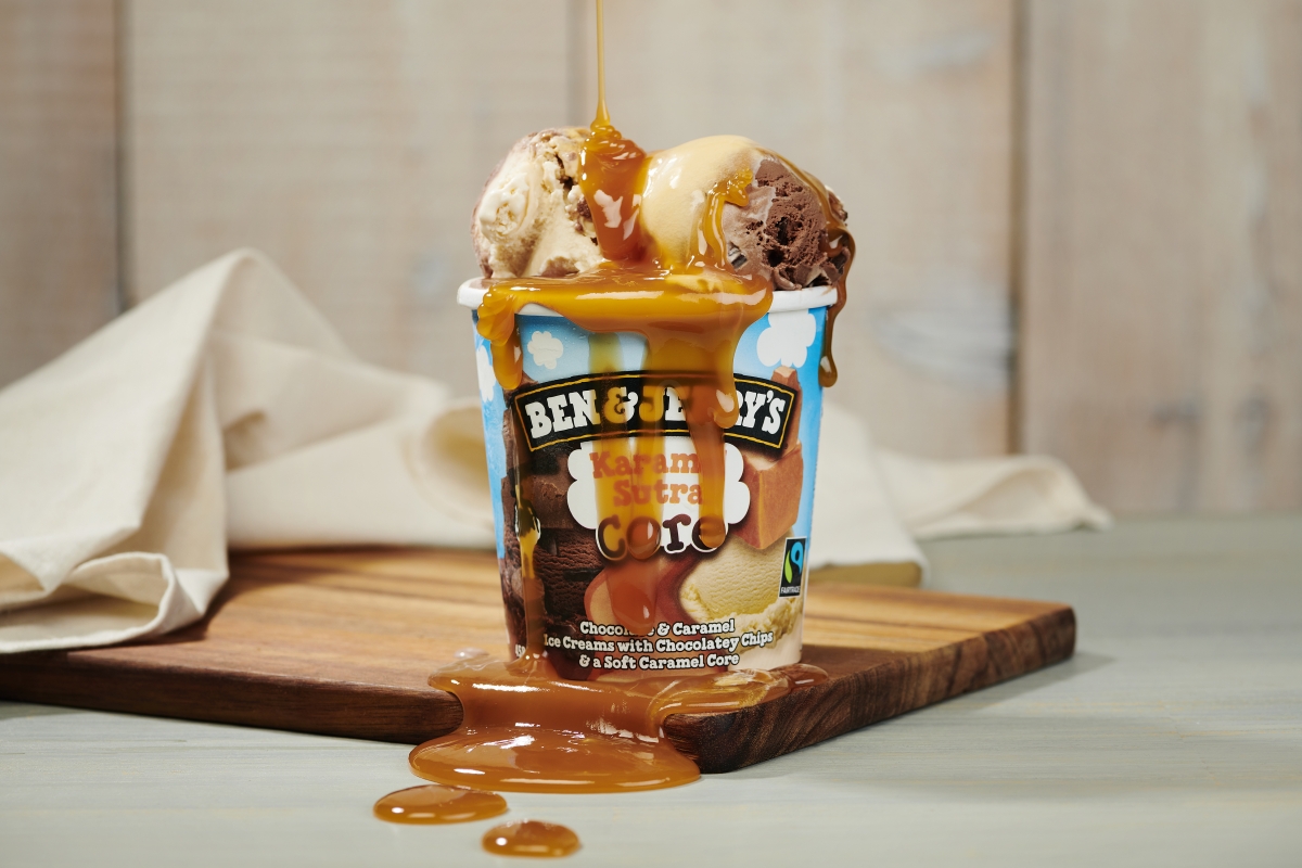 Ben & Jerry's Karamel Sutra Core ice cream