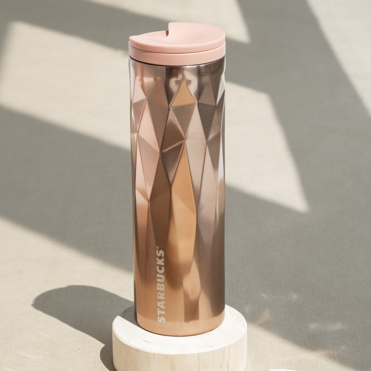 Starbucks Rose Gold Stainless Steel Tumbler 16oz