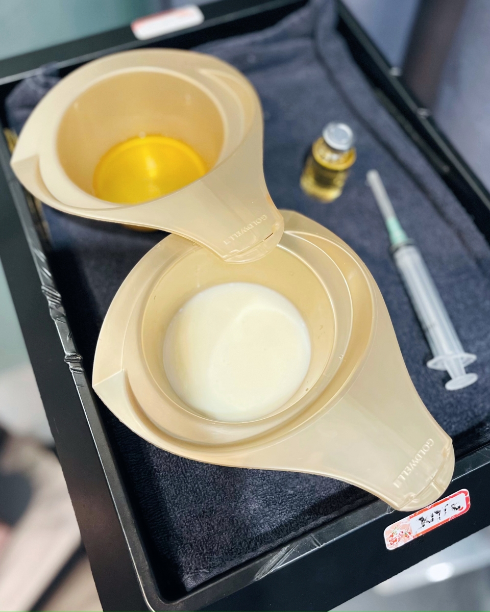 The hair “filler” and “botox” treatment that’ll be applied to your hair. 