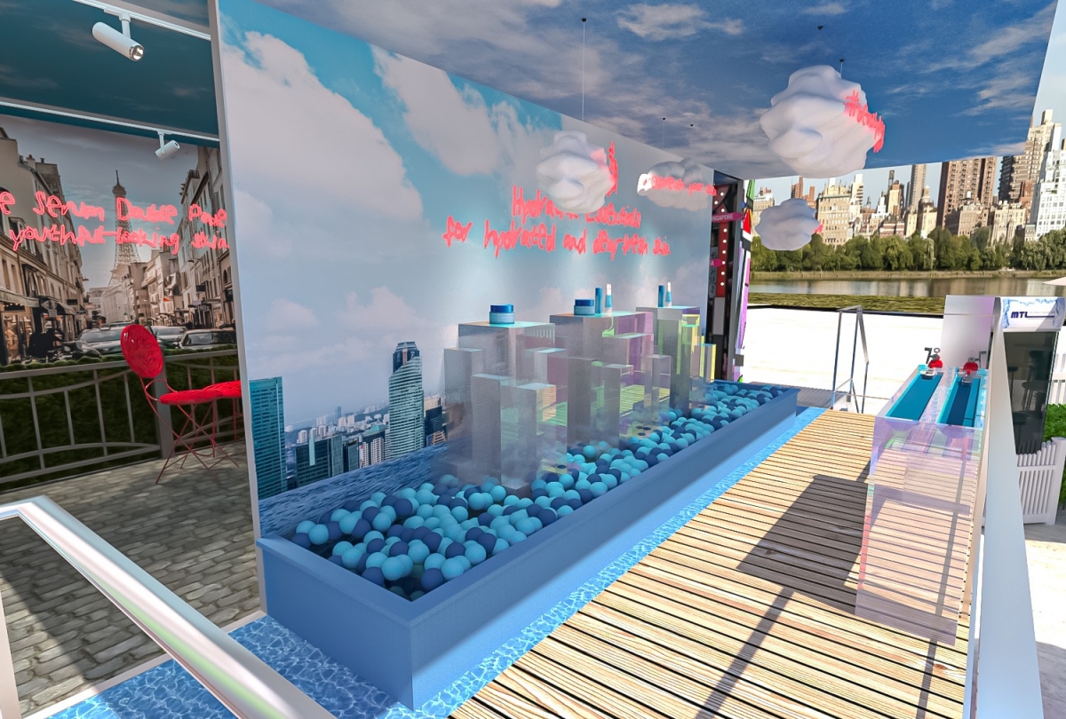 Clarins in the City pop-up