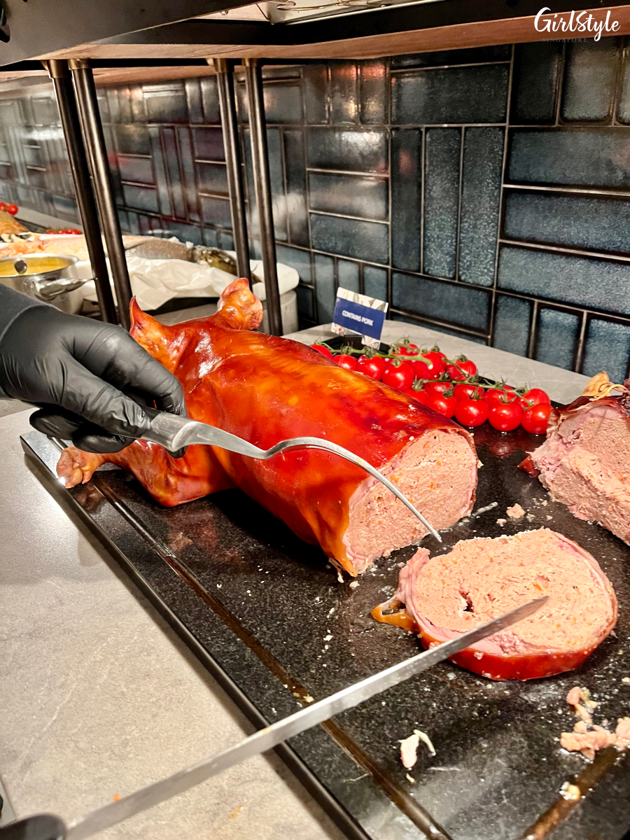 Whole Stuffed Suckling Pig - Estate Grand Sunday Champagne Brunch Buffet at Hilton Singapore Orchard