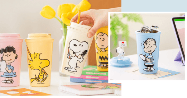 Adorable Pastel PEANUTS Snoopy Tumblers You Can Shop Online In Singapore