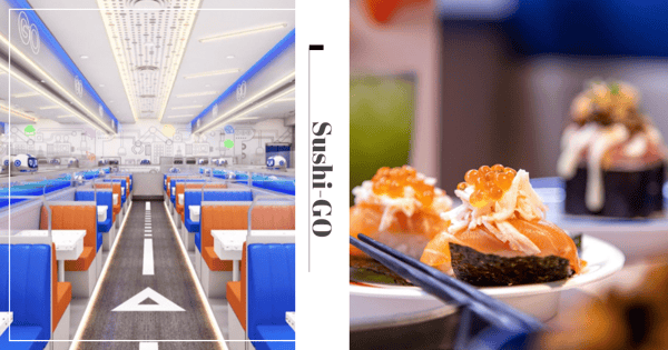 Sushi-GO's New AMK Hub Outlet Has Unlimited $1 Sushi Promo, Futuristic Decor & "Emoji" Robot Servers