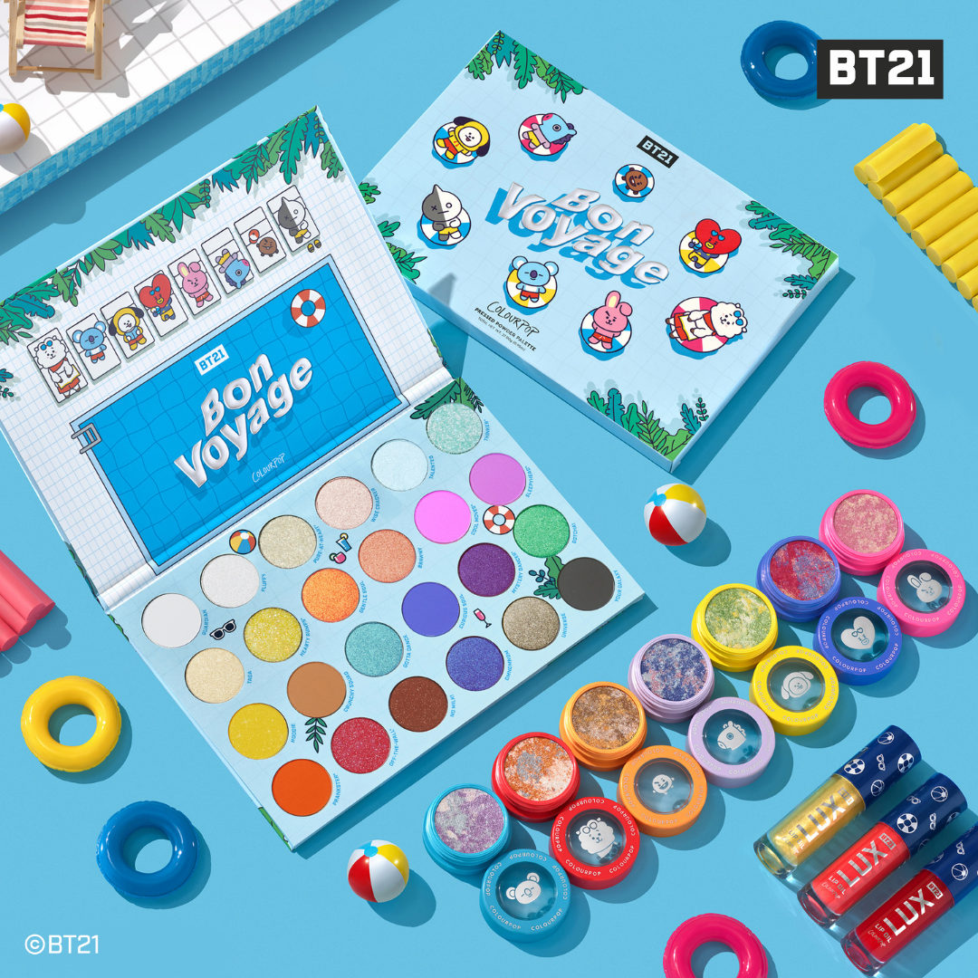 BT21 with ColourPop full collection