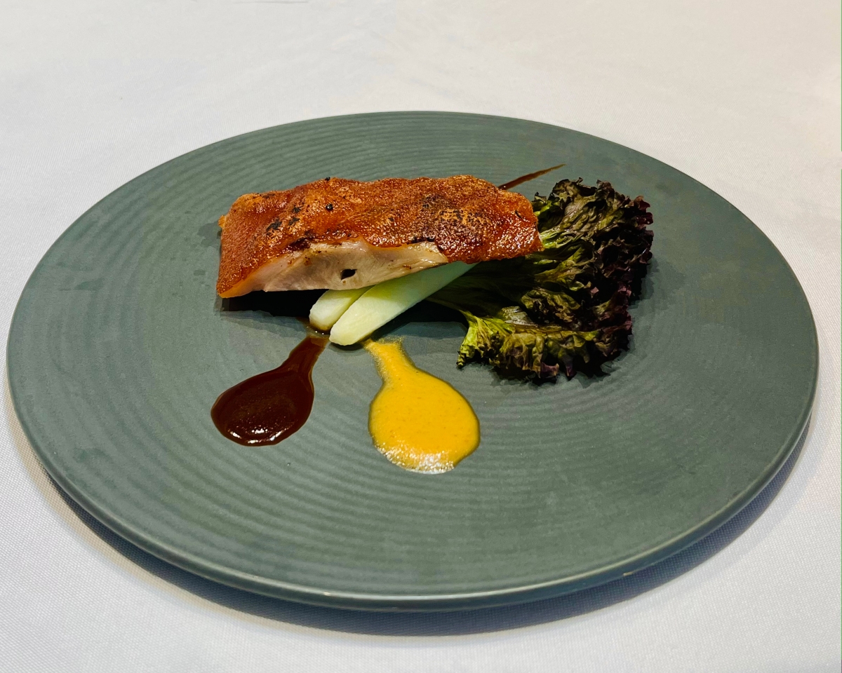 Roasted Rack of Suckling Pig. 