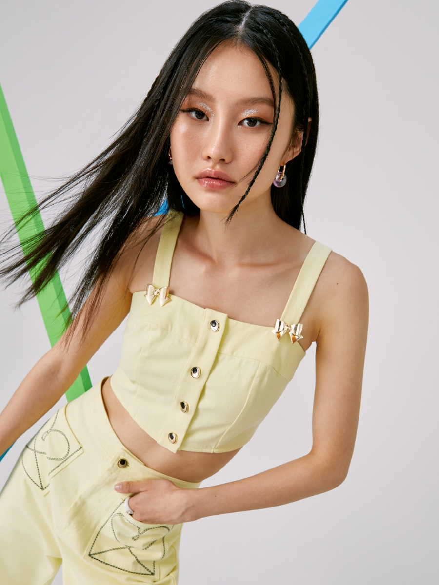 Sailor Moon Pomelo Button Down Tank Singapore