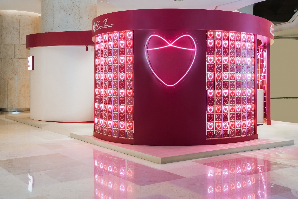 Loro Piana LoveBeat Pop Up store ION Orchard