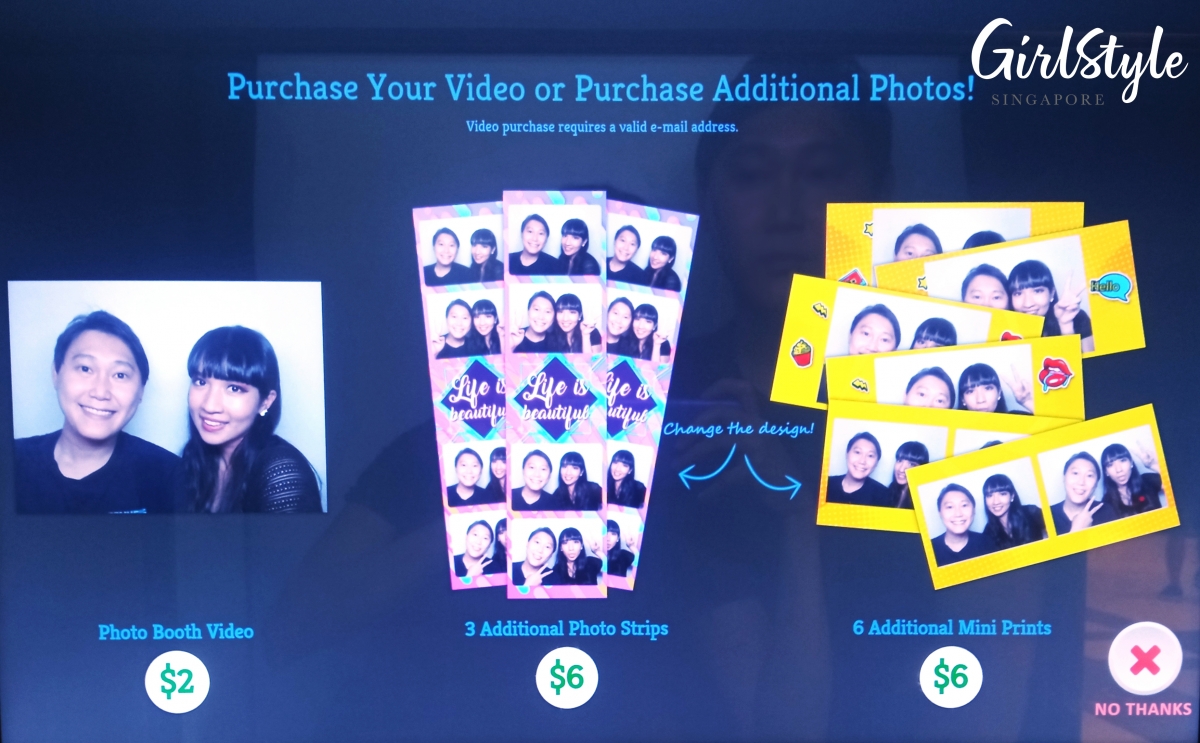 $2 photo booth at Westgate Jurong