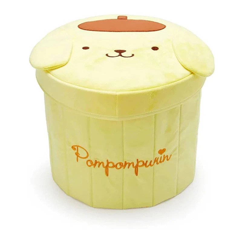 Pompompurin plush storage bin