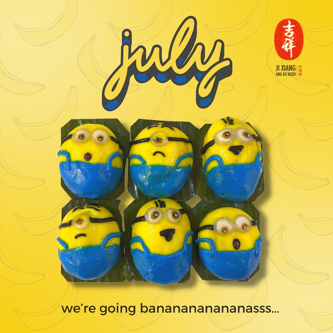 Minion ang ku kueh