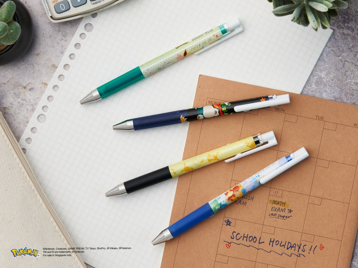 Pilot Juice Up Gel Pokémon Pens in Singapore