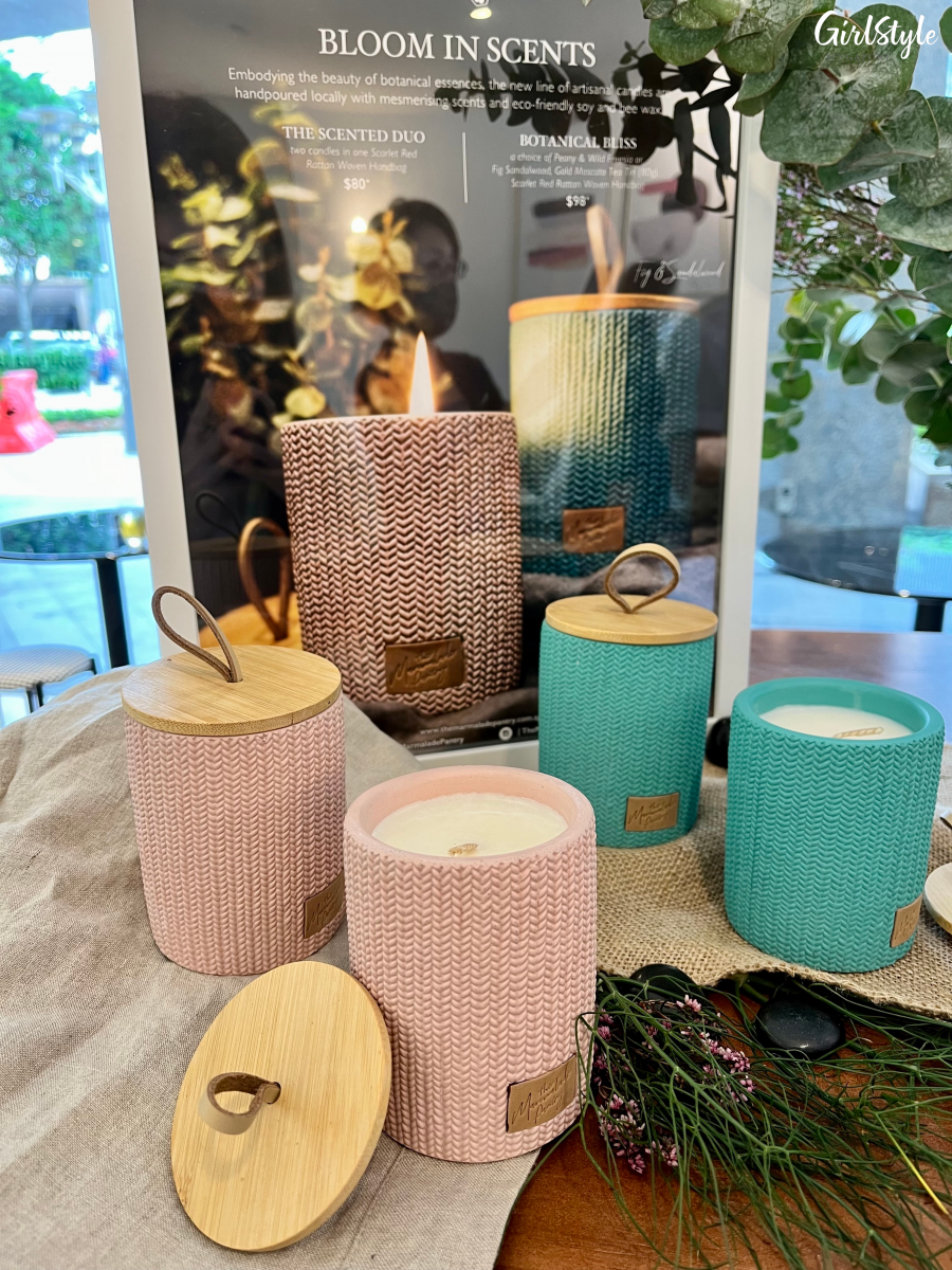 Artisanal scented candles at The Marmalade Pantry