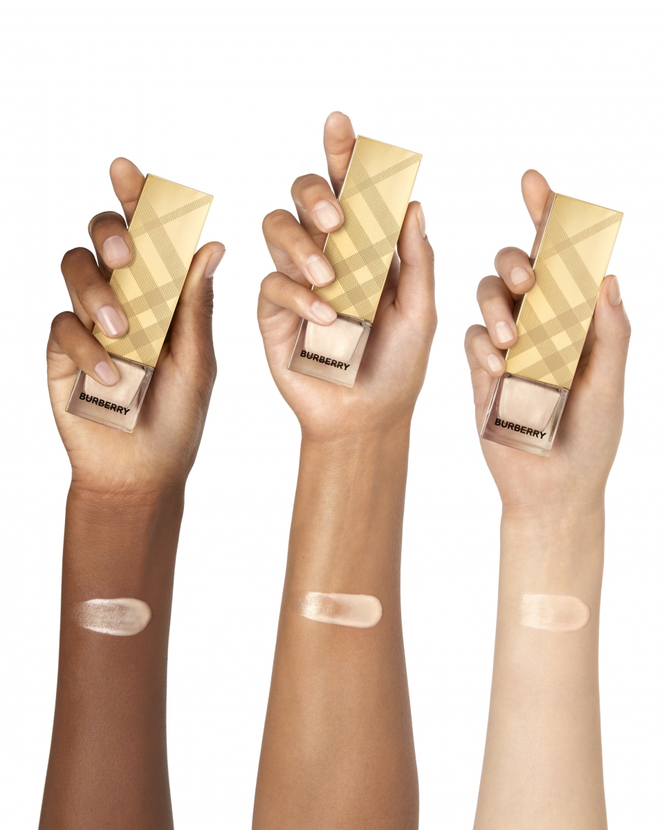 Burberry Beyond Radiance Glow Primer arm swatches