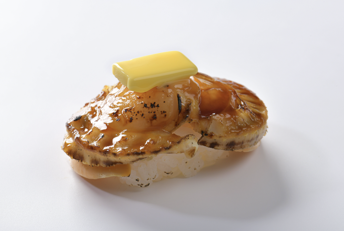 Aburi Shoyu Butter Hotate Sushi