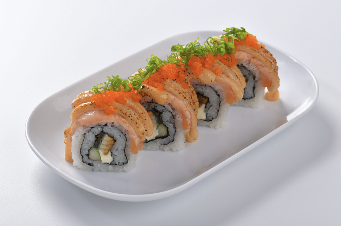 Salmon Dragon Roll (