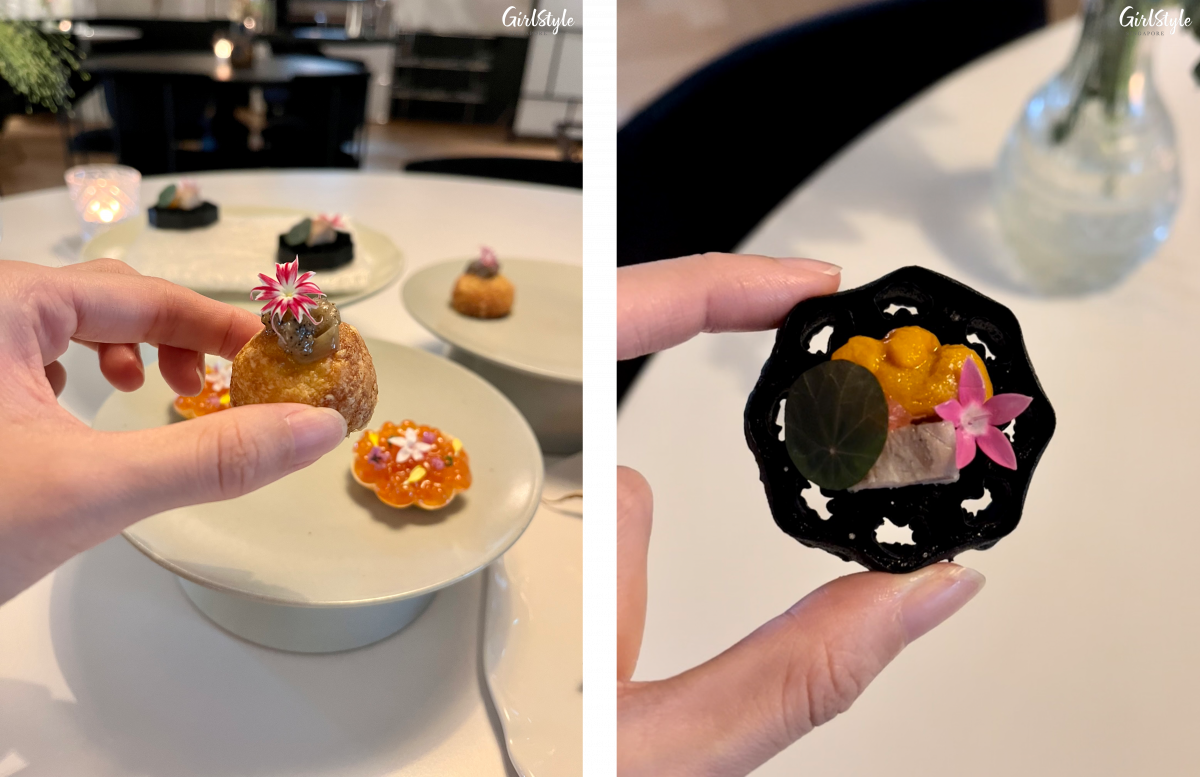 Gougères and Charcoal Kuih Loyang - Ce Soir