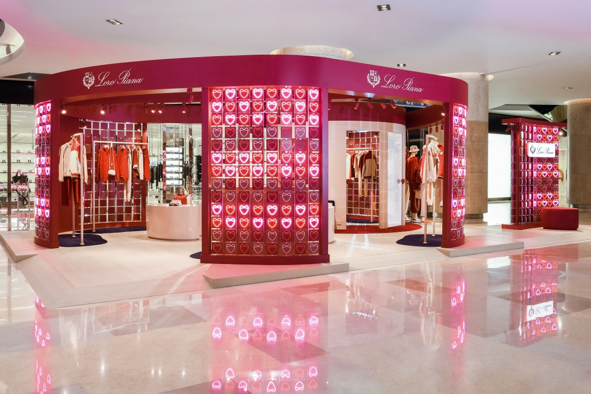Loro Piana LoveBeat Pop Up store ION Orchard