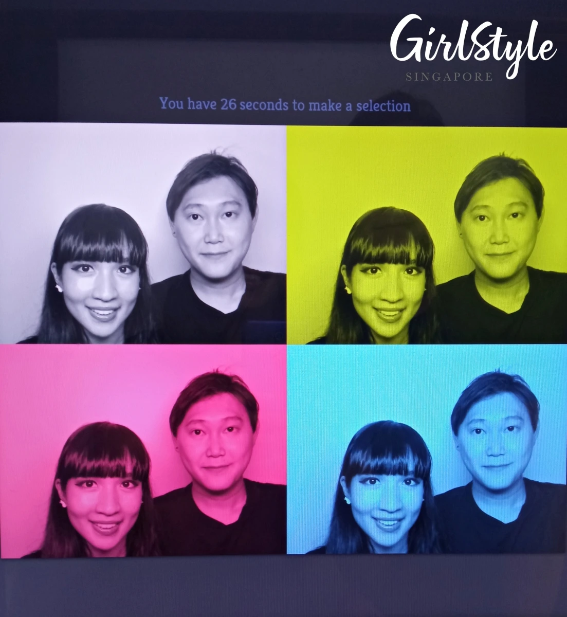 Jurong Westgate $2 photo booth strips