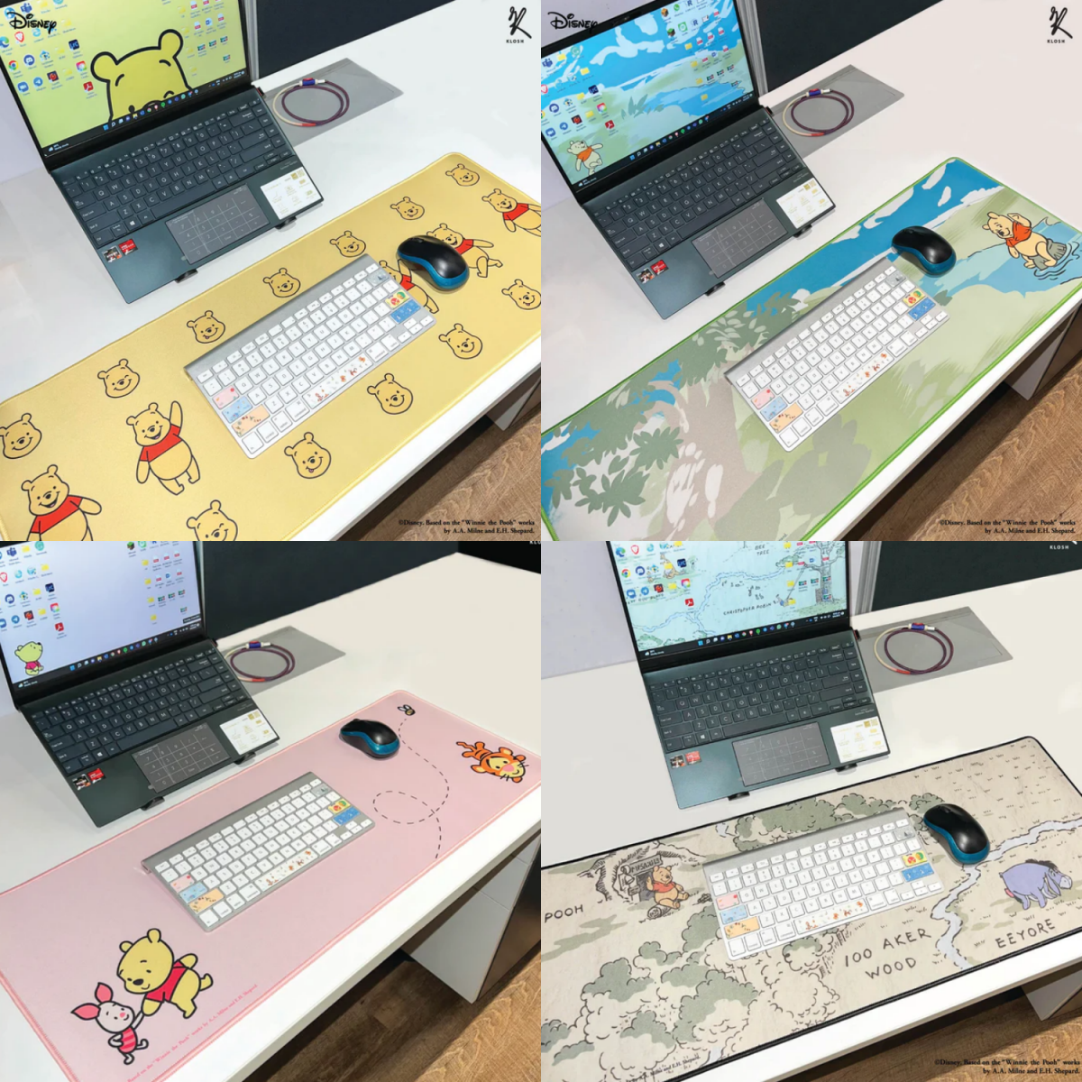 Winnie the Pooh computer desk pad from Klosh Singapore