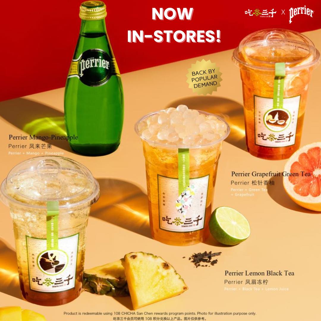 CHICHA San Chen x Perrier series