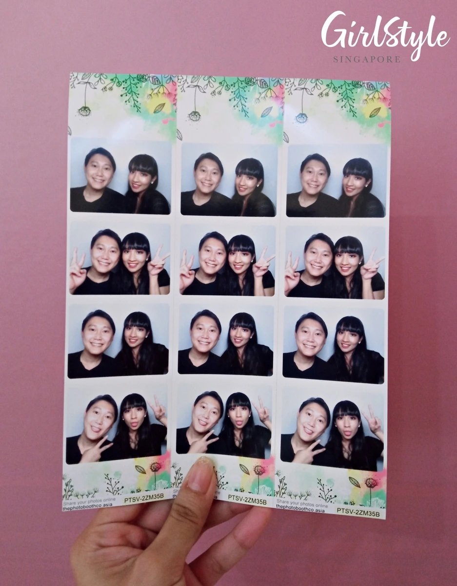 Jurong Westgate $2 photo booth strips