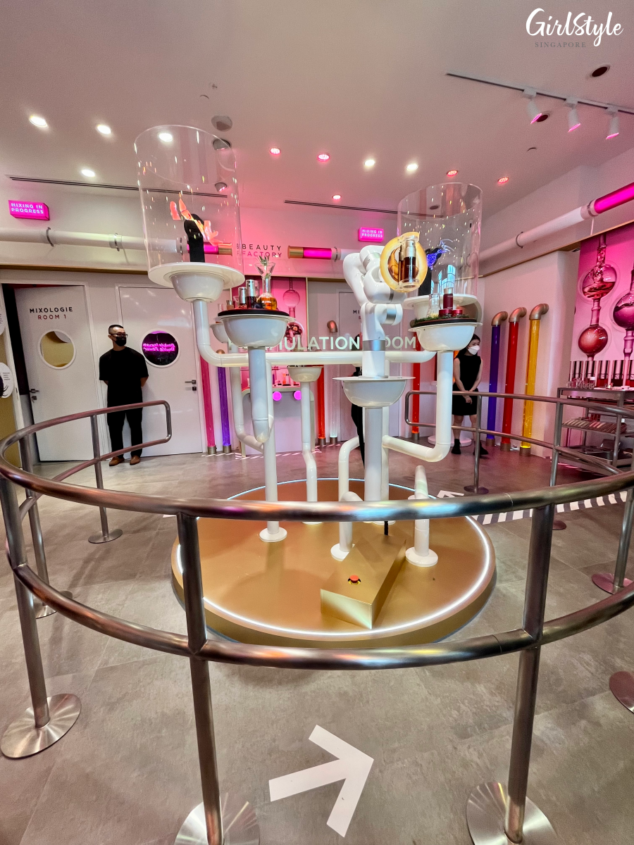 Formulation Room at Clarins Beauty Factory