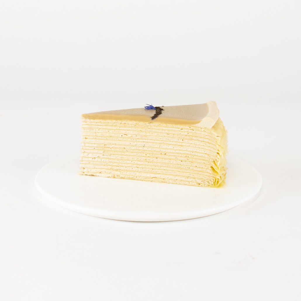 Lady M limited-edition Earl Grey Mille Crêpes slice