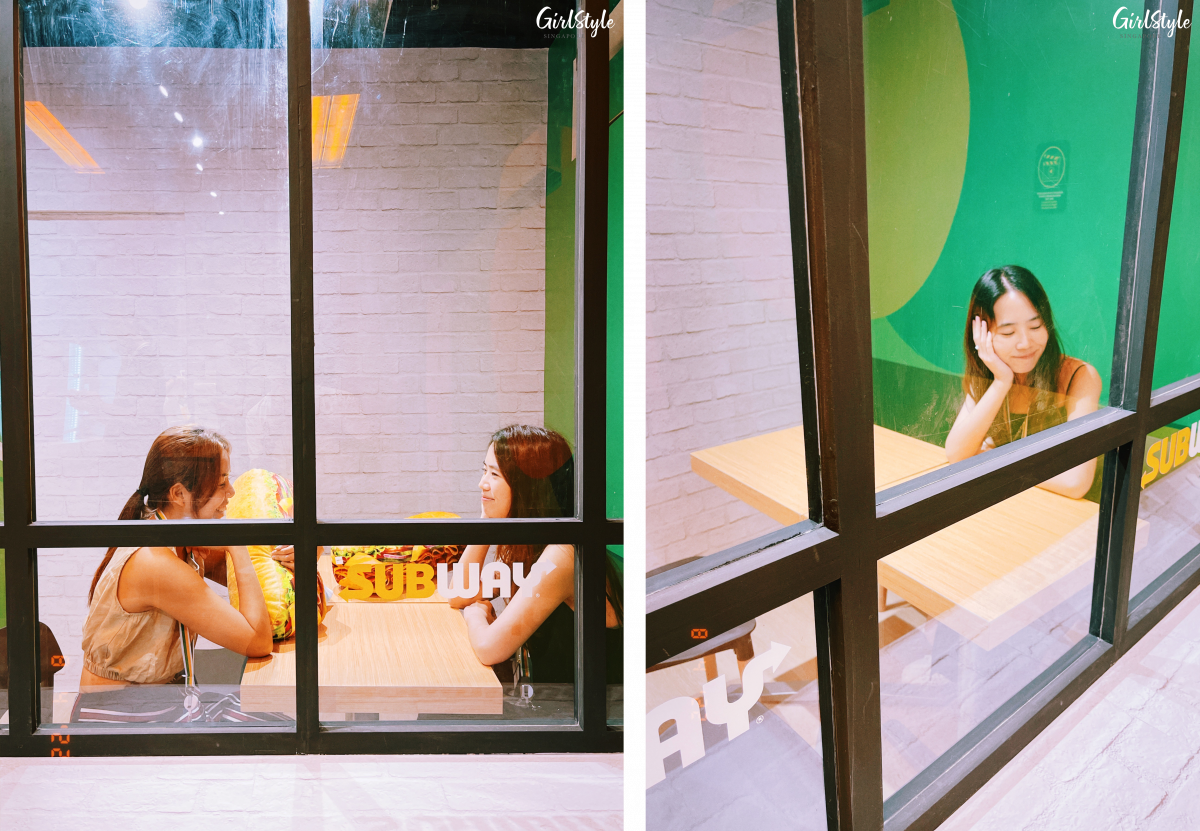 K-drama Subway photo area at the Big Museum of Taste - Museum of Subway in Singapore