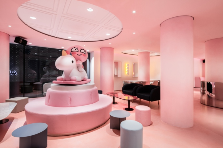 Apeach Cafe in Busan, Korea