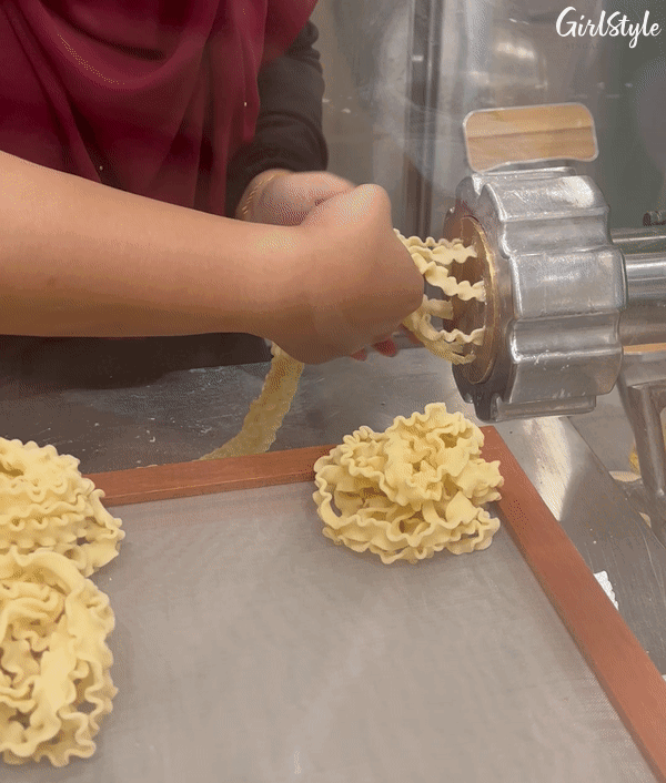 Freshly made pasta at PastaGo