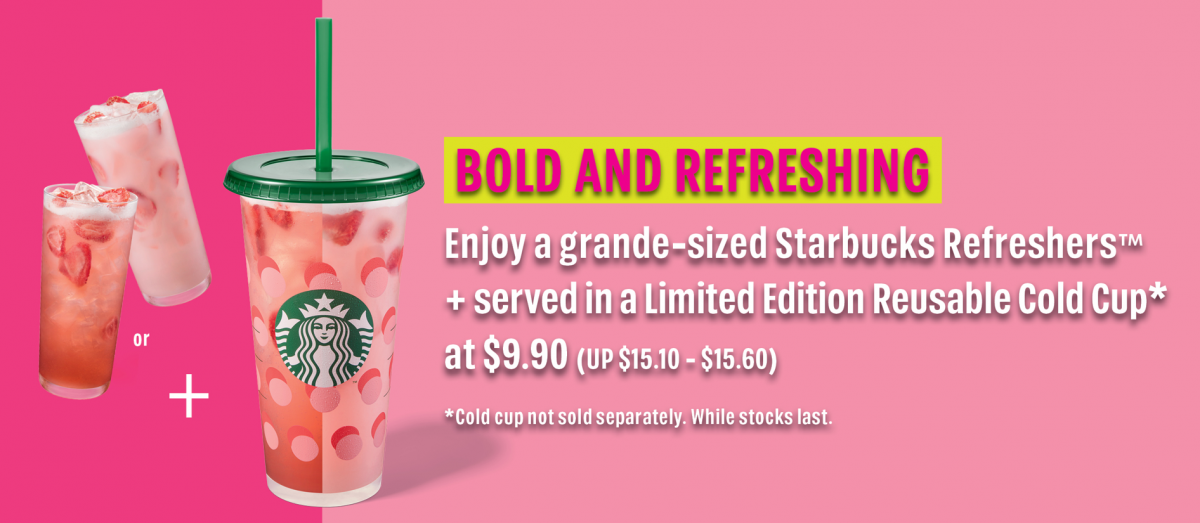 Starbucks Refreshers Cold Cup Singapore