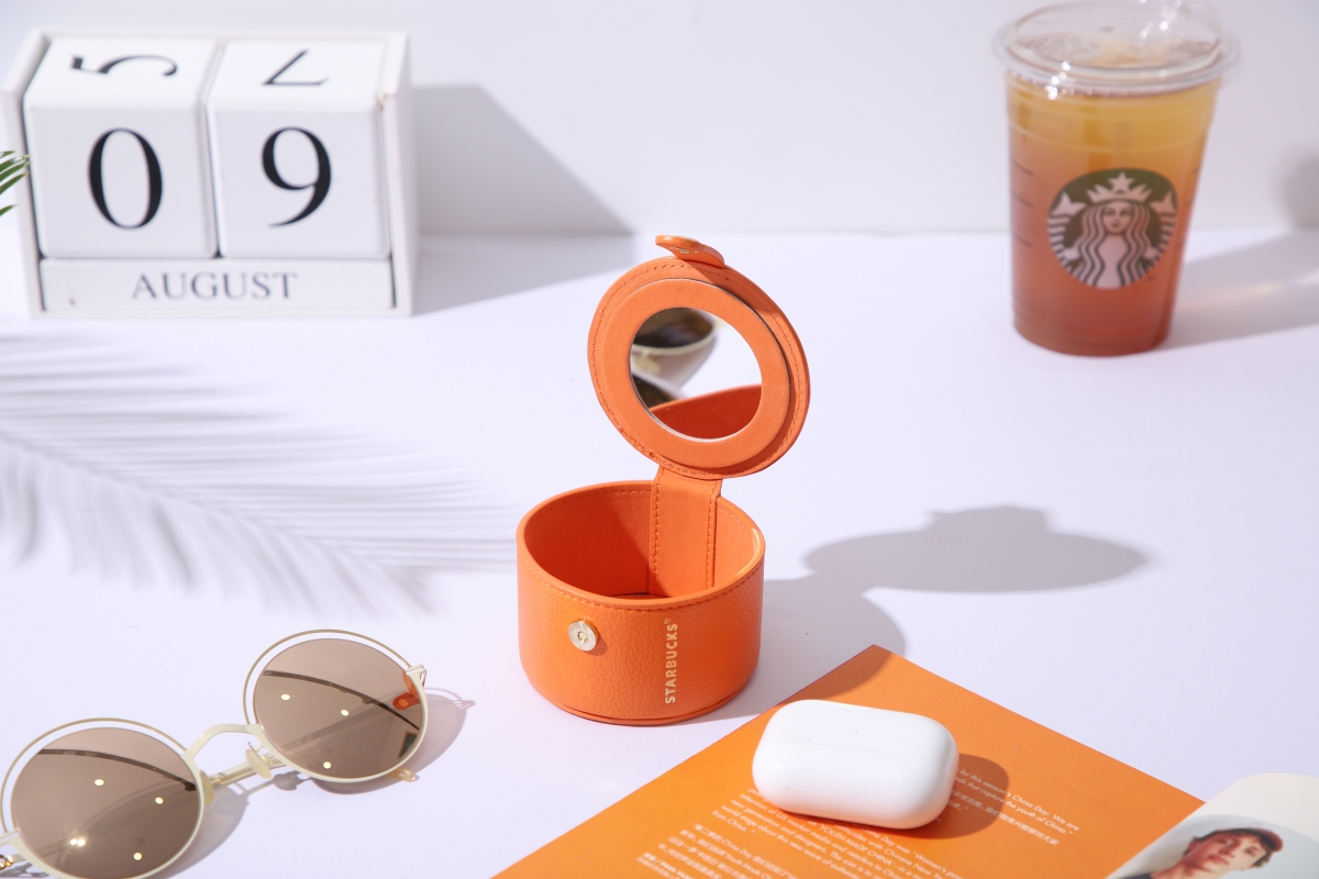 Starbucks Bearista Coin Pouch - orange