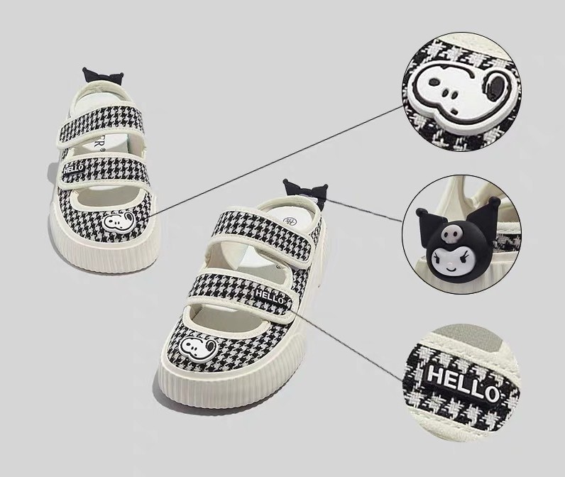 Beier Kuromi slip-on shoes