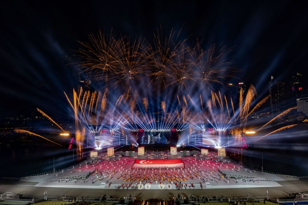 National Day Parade 2022 fireworkds