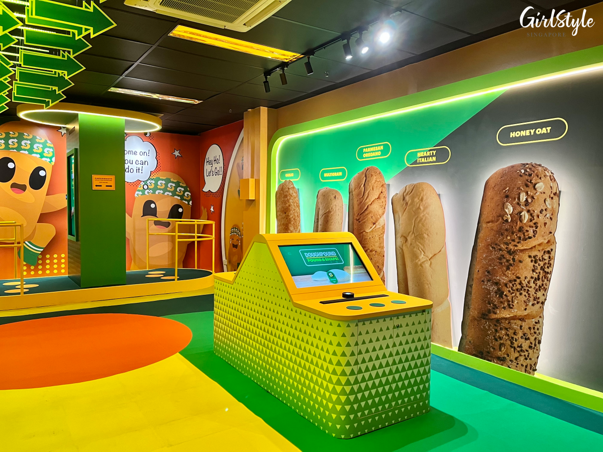 Build-a-digital-sub game zone at the Big Museum of Taste - Museum of Subway in Singapore