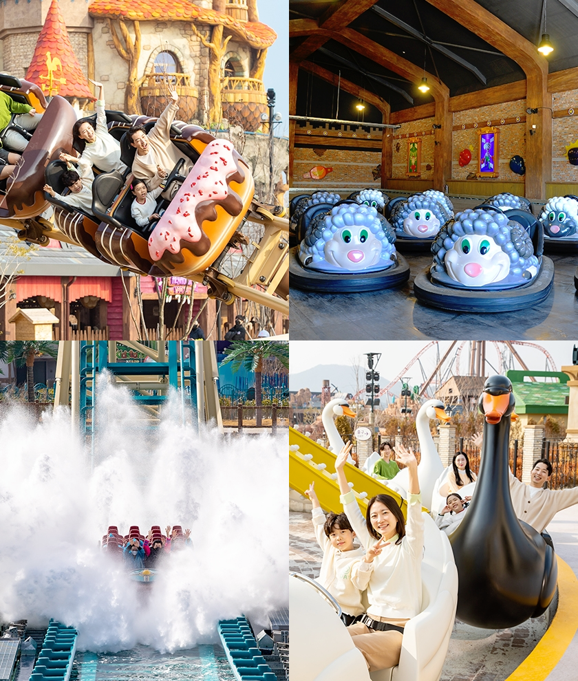 Lotte World Adventure Busan Magic Forest rides