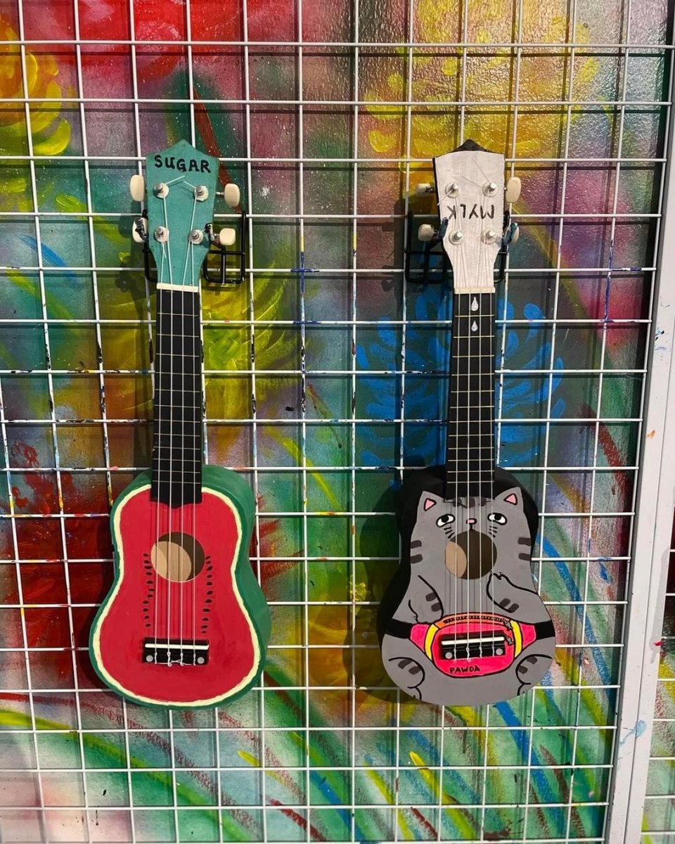 Ukulele art jamming in Singapore