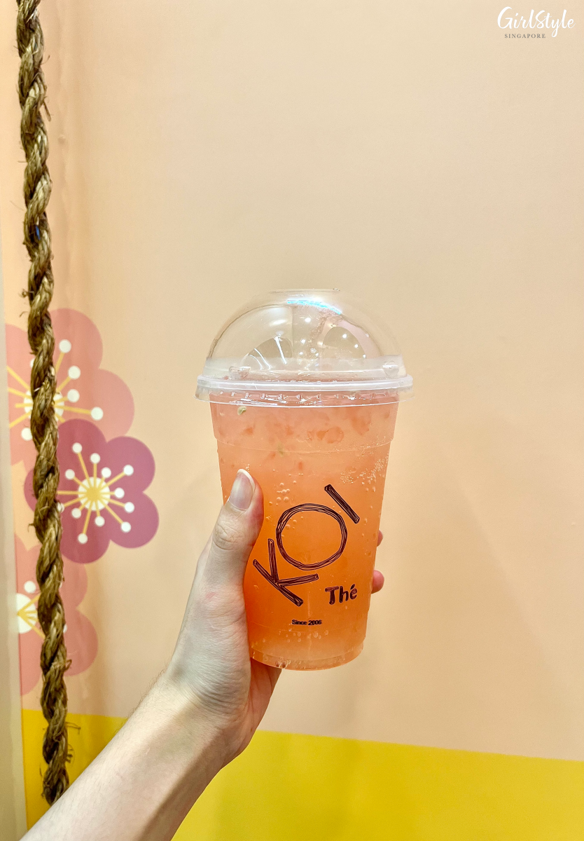 Sparking Grapefruit at KOI Thé