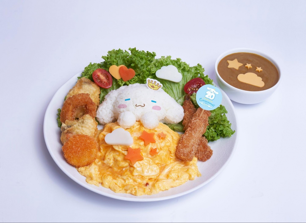 Fluffy Dreamland Japanese Seafood Curry Rice at Singapore's Cinnamoroll Cafe