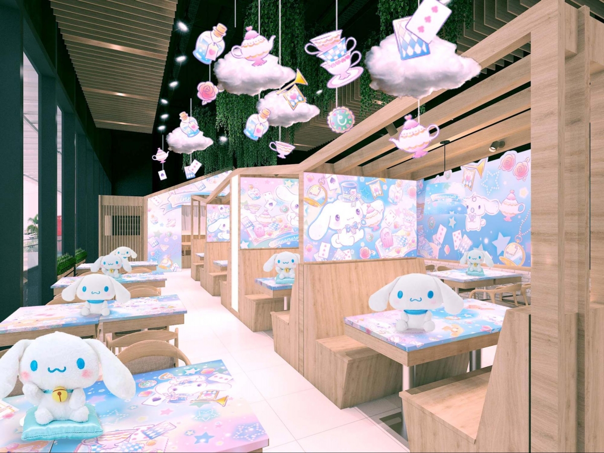 Cinnamoroll Cafe in Singapore at Kumoya Orchard Central