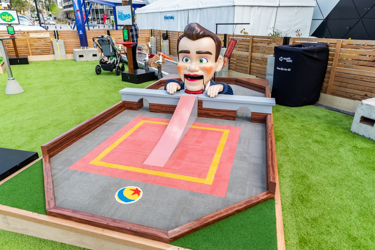 Toy Story-themed mini golf at Pixar Putt