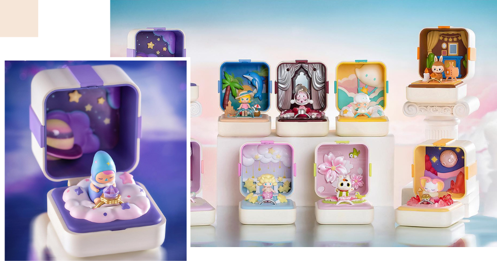 Popmart Whtte Box POP MART Ring Boxes Have Little Figures In A Mini World, Shop Them ...