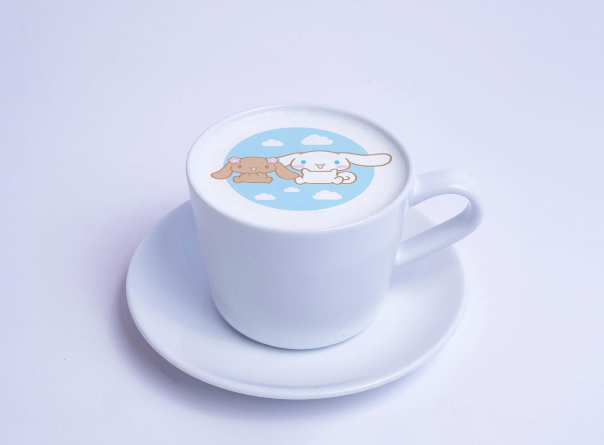 Cinnamoroll Hot Chocolate at Singapore's Cinnamoroll Cafe