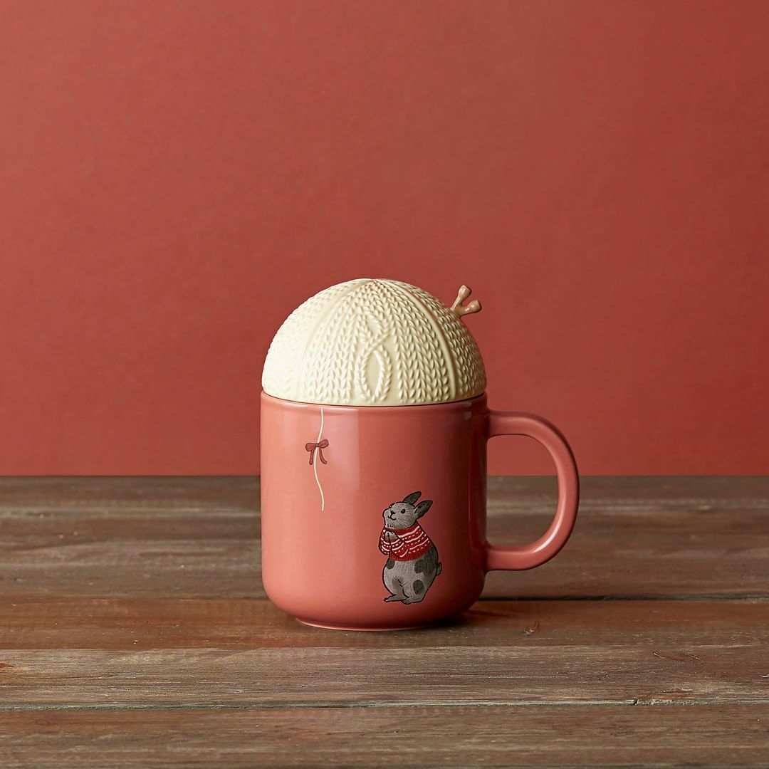 Starbucks Moon Gazing Bunny Mug with Lid