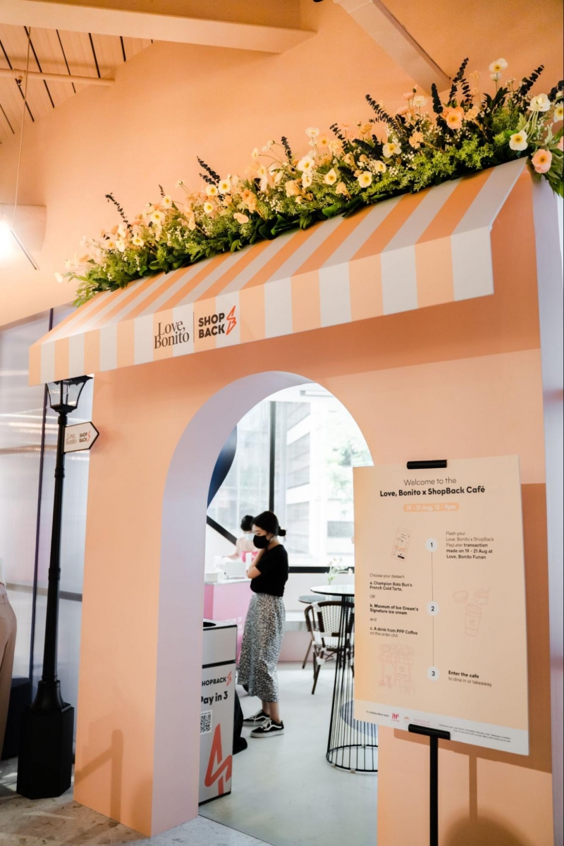 Love, Bonito pop-up cafe in Singapore