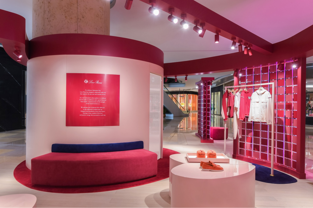 Loro Piana Lovebeat pop-up in Singapore