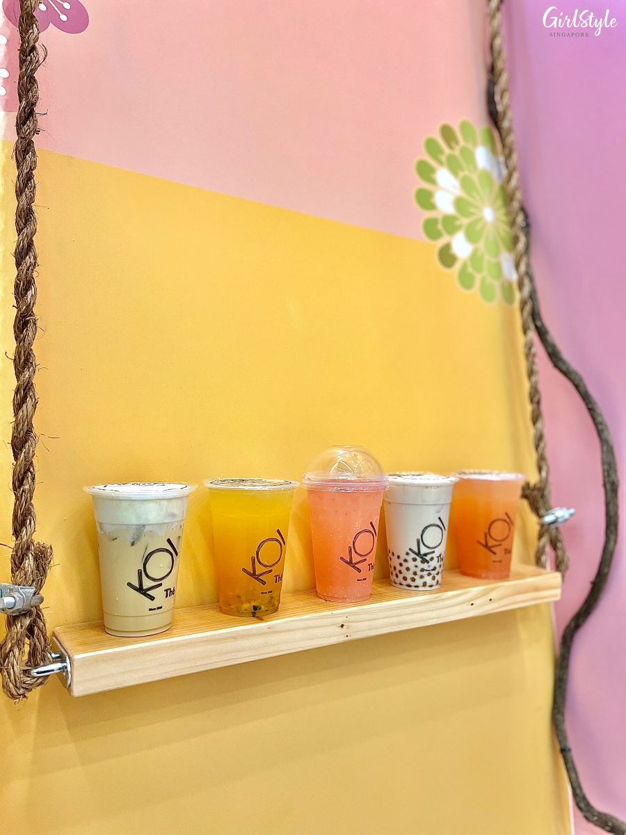 Bubble tea at KOI Thé 100 AM