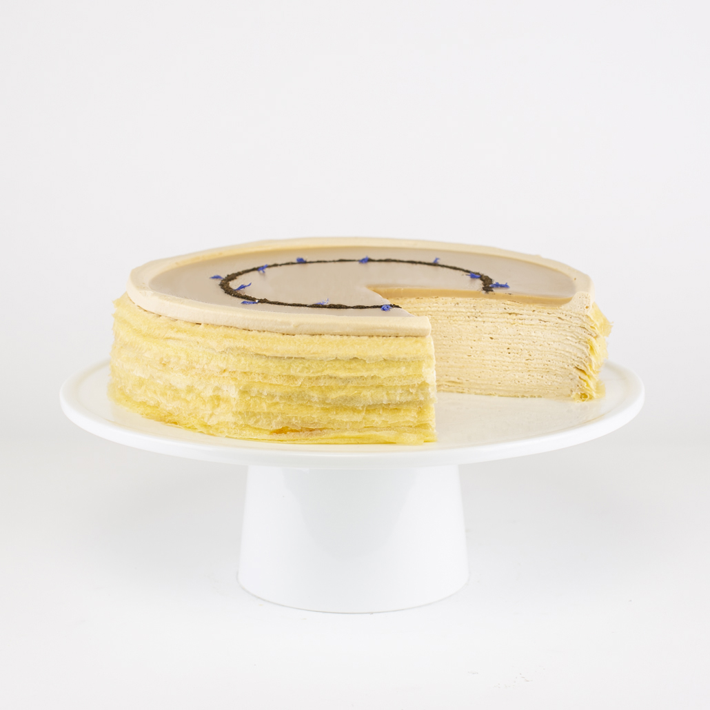Lady M limited-edition Earl Grey Mille Crêpes whole cake