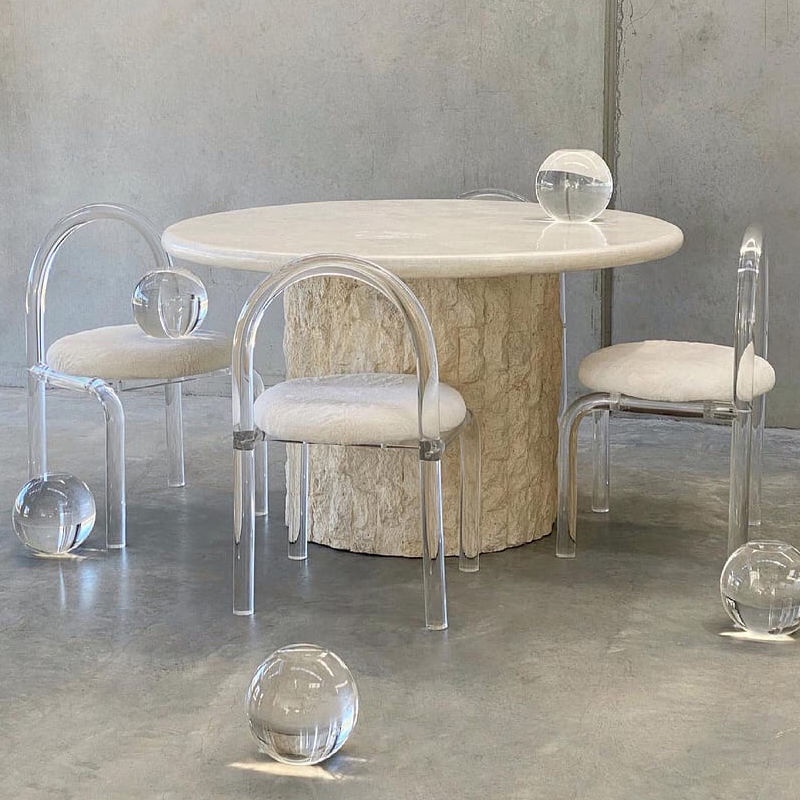 Satoshi Crystal Princess Transparent Chair