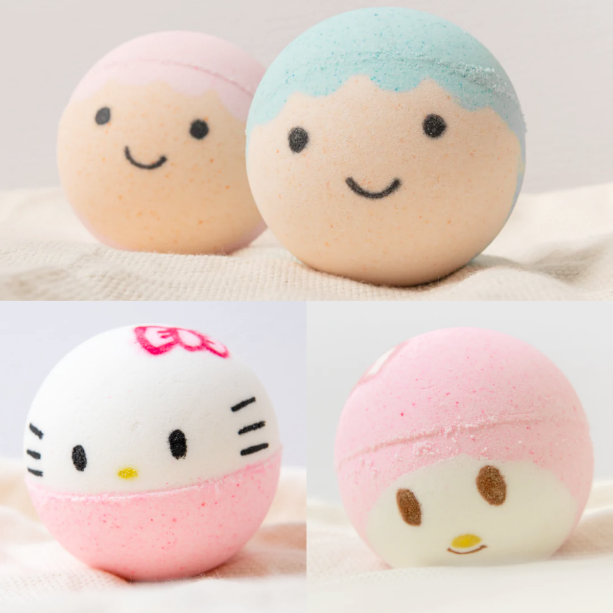 Sanrio bath bombs from Bath Bomb Flings in Singapore